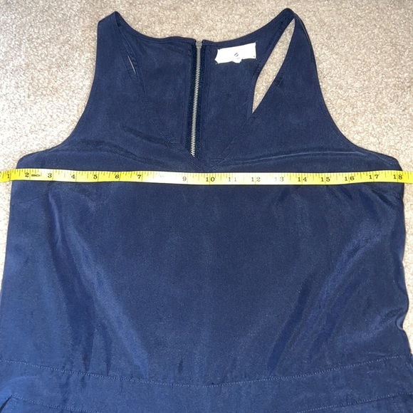 Lou & Grey Navy Sleeveless V-neck Racerback Romper - Picture 6 of 10